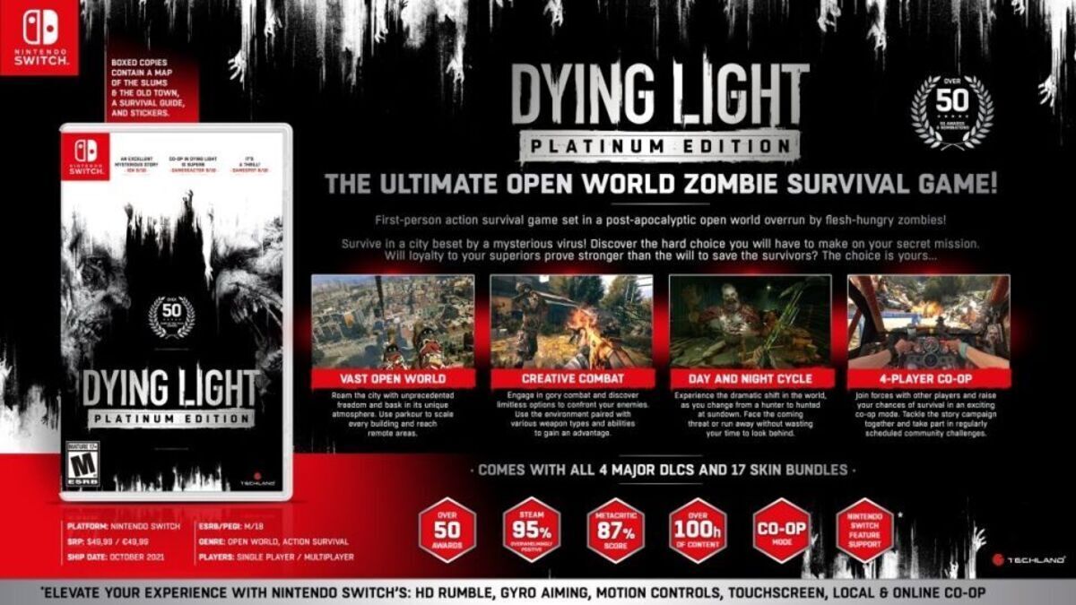 Tham gia cuộc chiến chống lại zombie trong game hành động dying light 2 3